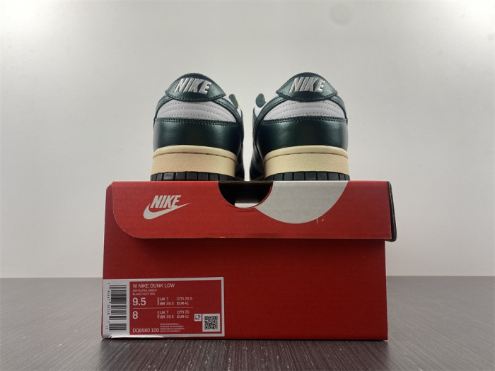 nike dunk low vintage green dq8580-100