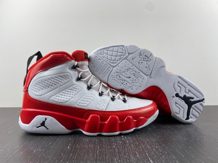 air jordan 9 retro white gym red 302370-160