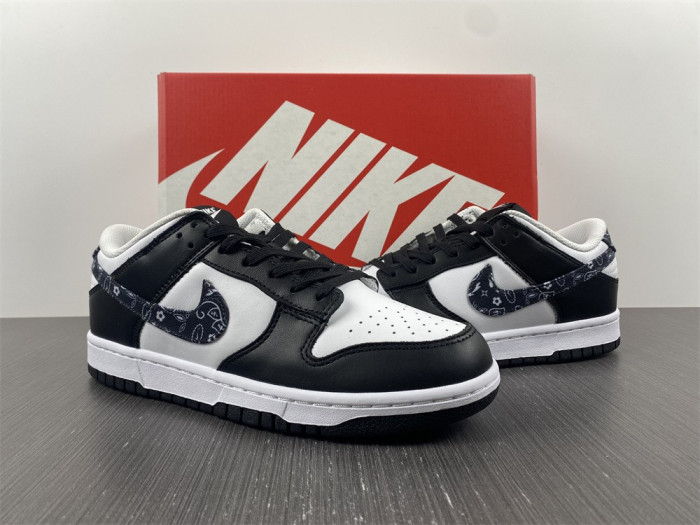 nike dunk low essential paisley pack black dh4401-100