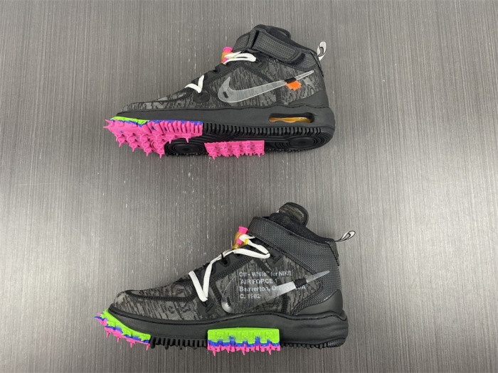off-white x nike air force 1 mid black do6290-001