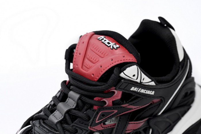 belanciaga Track 2 Sneaker Military Black White Red 568614 W2GN3 6000