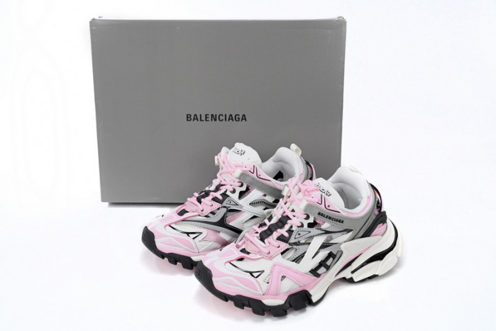 Ba*len*cia*ga track 2 sneaker pink white 568615 w3ae2 5291