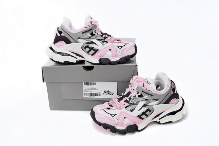 Ba*len*cia*ga track 2 sneaker pink white 568615 w3ae2 5291