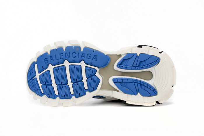 belanciaga Track 2 Sneaker Blue White 568614 W3AE2 4191