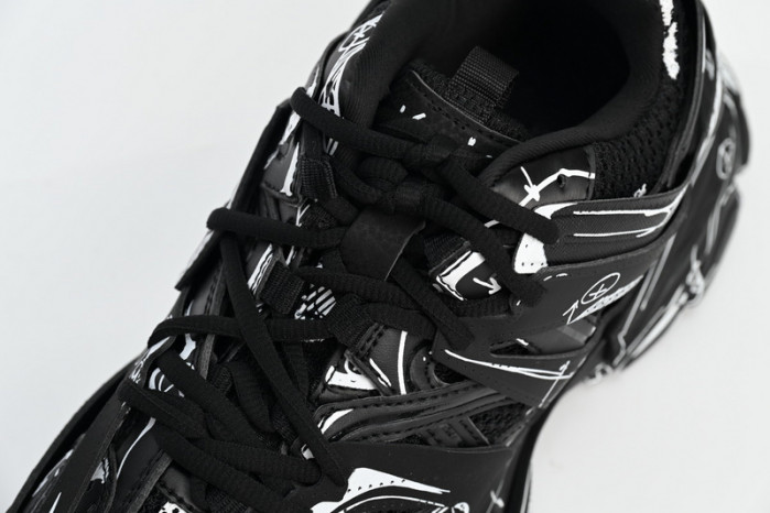 belanciaga Tess S.Black Black-And-White Painting 542023 W3SR2 2315