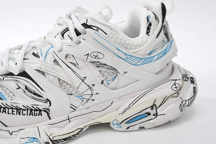 Ba*len*cia*ga tess s.black graffiti art 542436 w3sra 9014