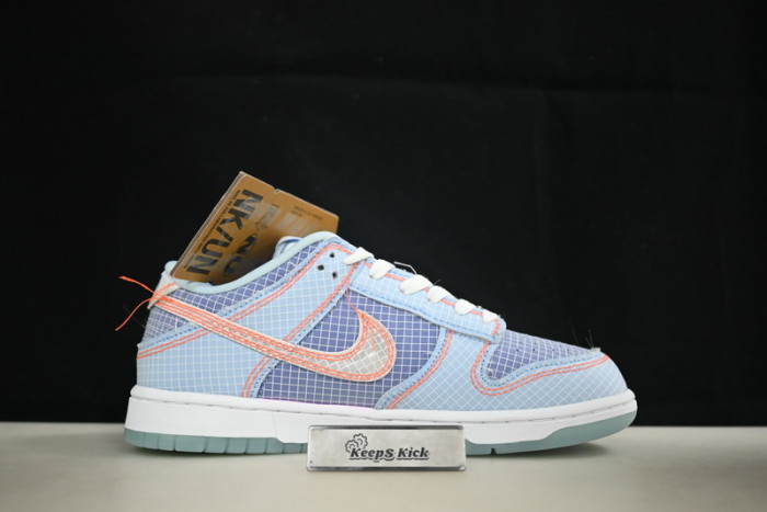 union x nike dunk low “passport pack argon” dj9649-400