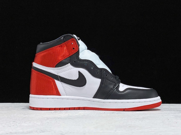 air jordan 1 high og "satin black toe" - cd0461-016