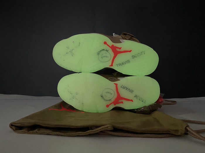 travis scott air jordan 6 british khaki dh0690-200