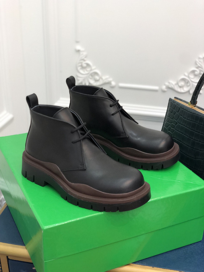 Botteg*Venta Tire Leather Ankle boots