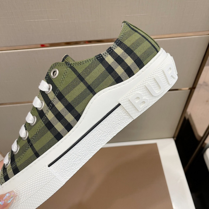 Bur*berry Vintage Check Cotton Sneakers