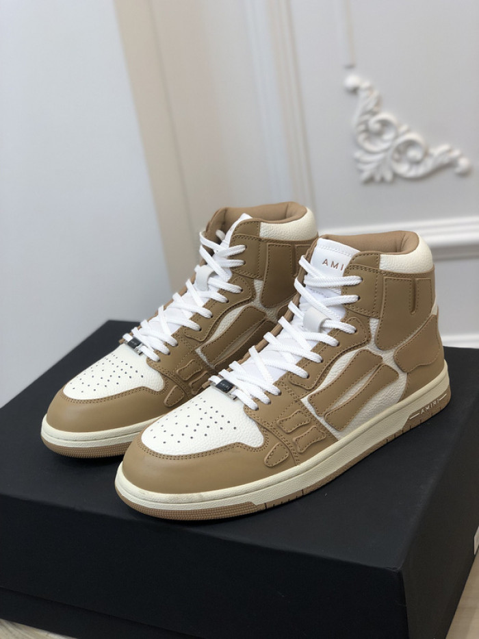 amiri* skel leather sneakers