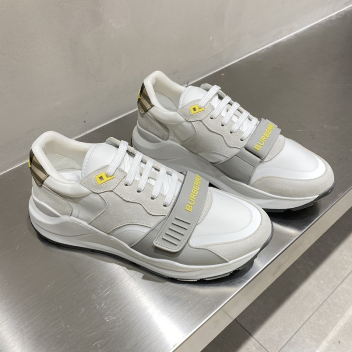 Bur*berry Vintage Check, Leather and Mesh Sneakers