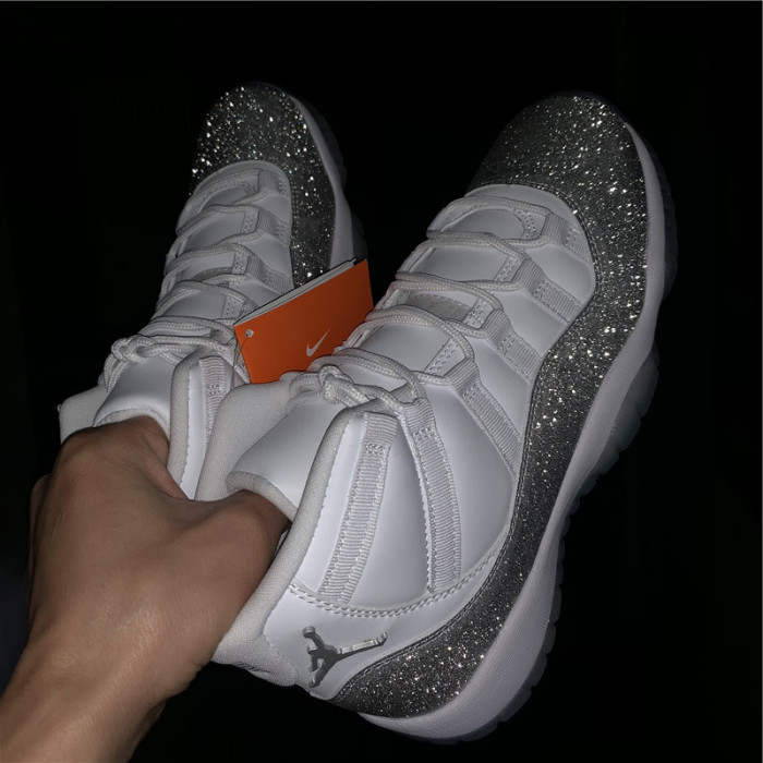 air jordan 11 retro "metallic silver" ar0715 100