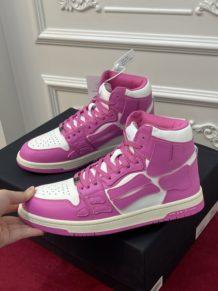 amiri* skel leather sneakers