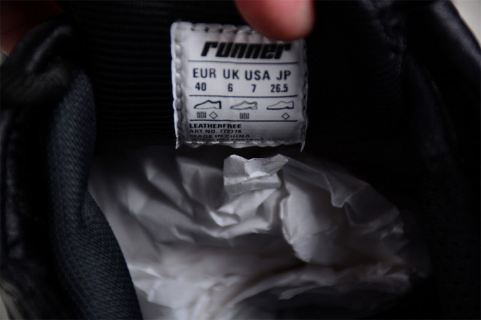 blcg runner sneaker (all black)