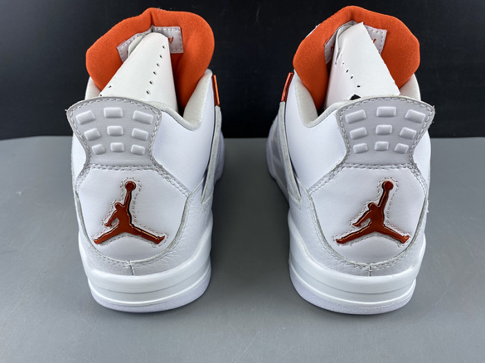 air jordan 4 retro "metallic orange" ct8527-118