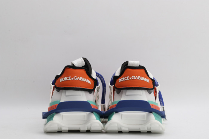 mixed-material space sneakers