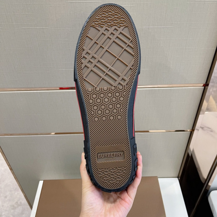 Bur*berry Vintage Check Cotton Sneakers