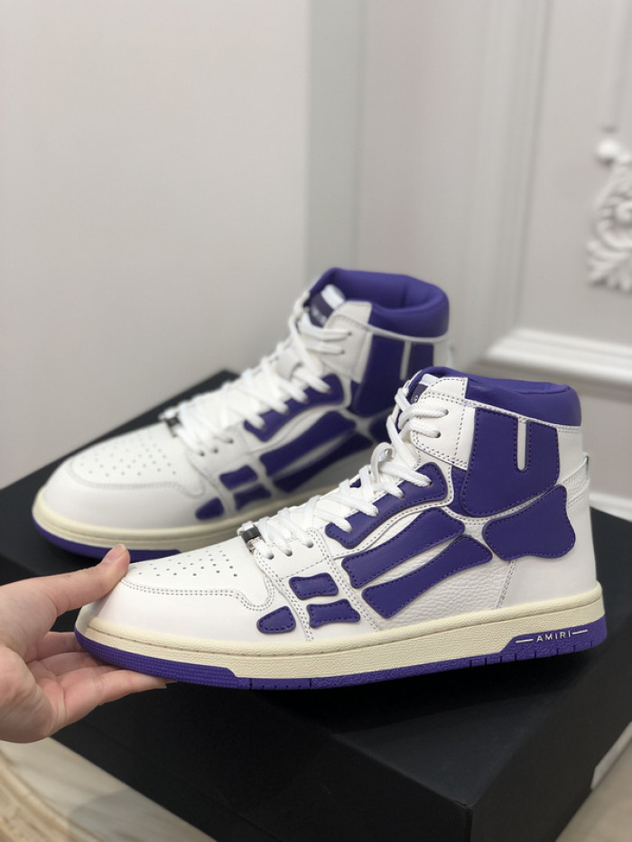 amiri* skel leather sneakers