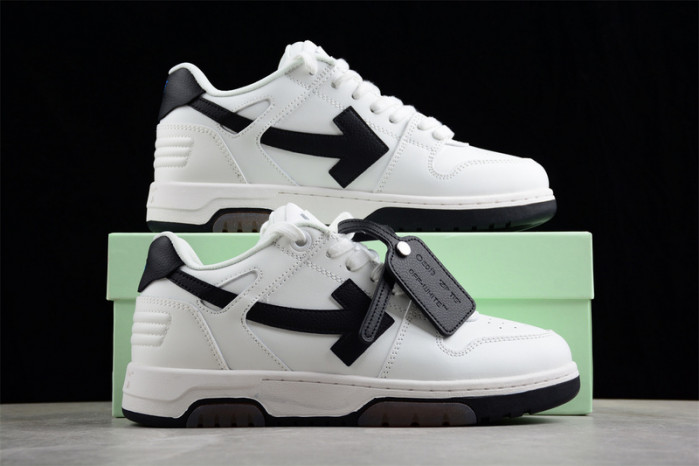 off-white out of office leather sneakers
