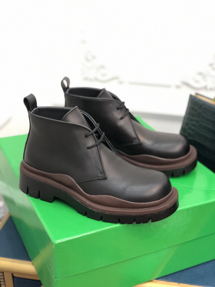 Botteg*Venta Tire Leather Ankle boots