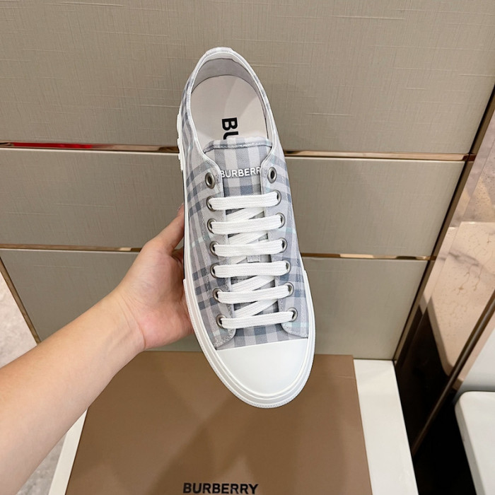 Bur*berry Vintage Check Cotton Sneakers