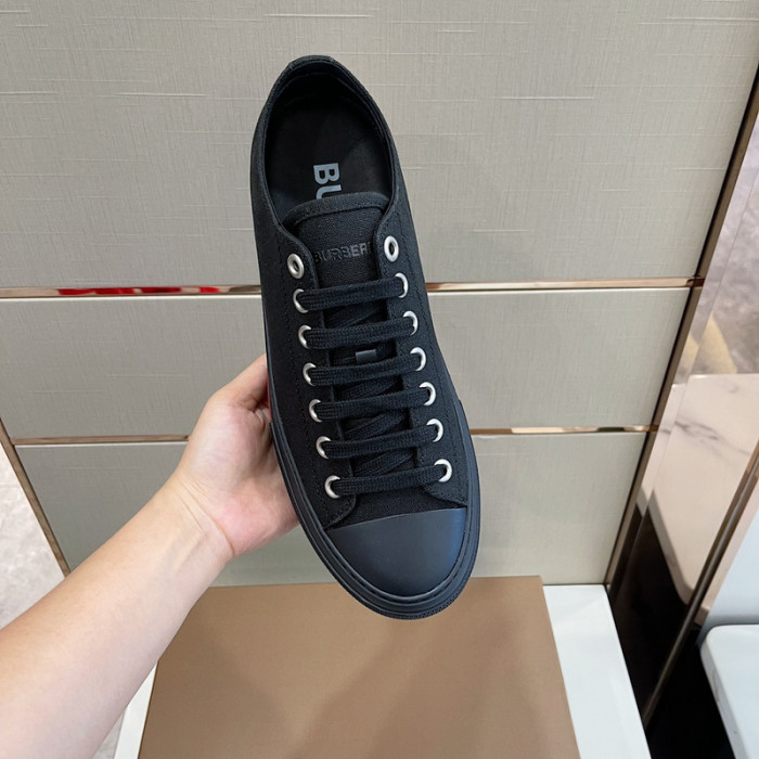 Bur*berry Vintage Check Cotton Sneakers