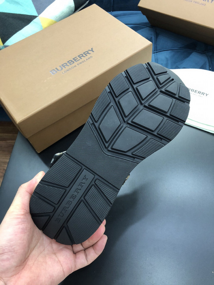 Bur*berry Vintage Check, Leather and Mesh Sneakers