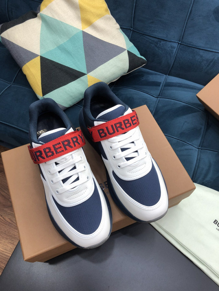 Bur*berry Vintage Check, Leather and Mesh Sneakers