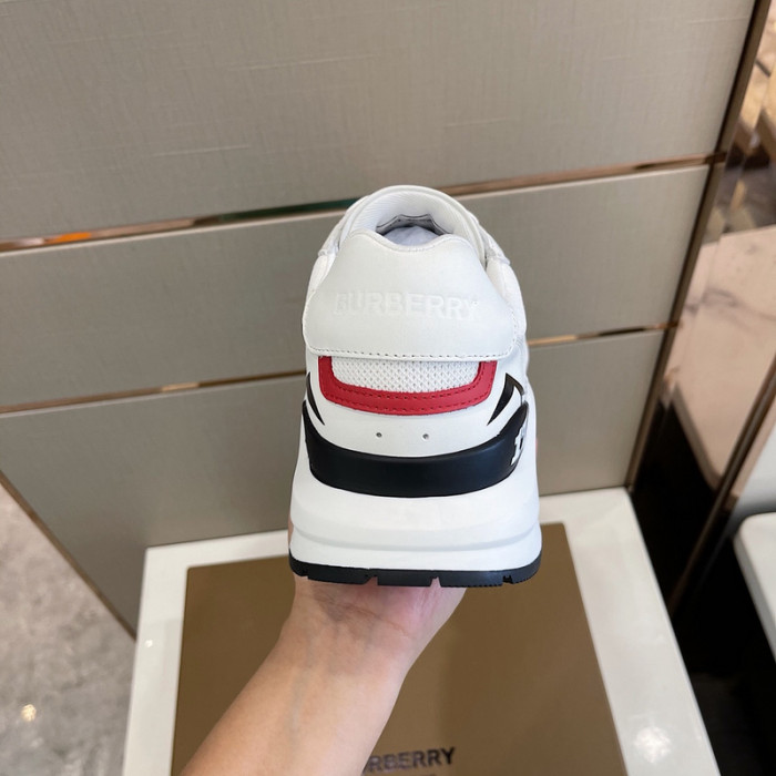 Bur*berry Vintage Check, Leather and Mesh Sneakers