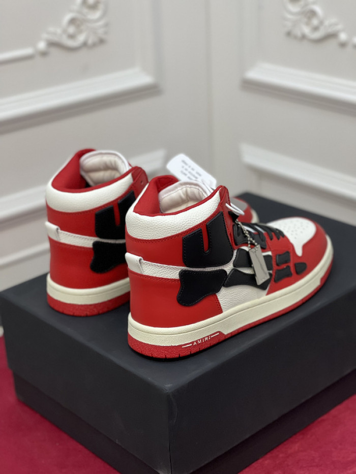 amiri* skel leather sneakers