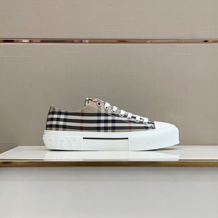 Bur*berry Vintage Check Cotton Sneakers