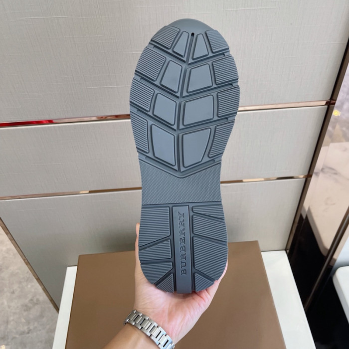 Bur*berry Vintage Check, Leather and Mesh Sneakers