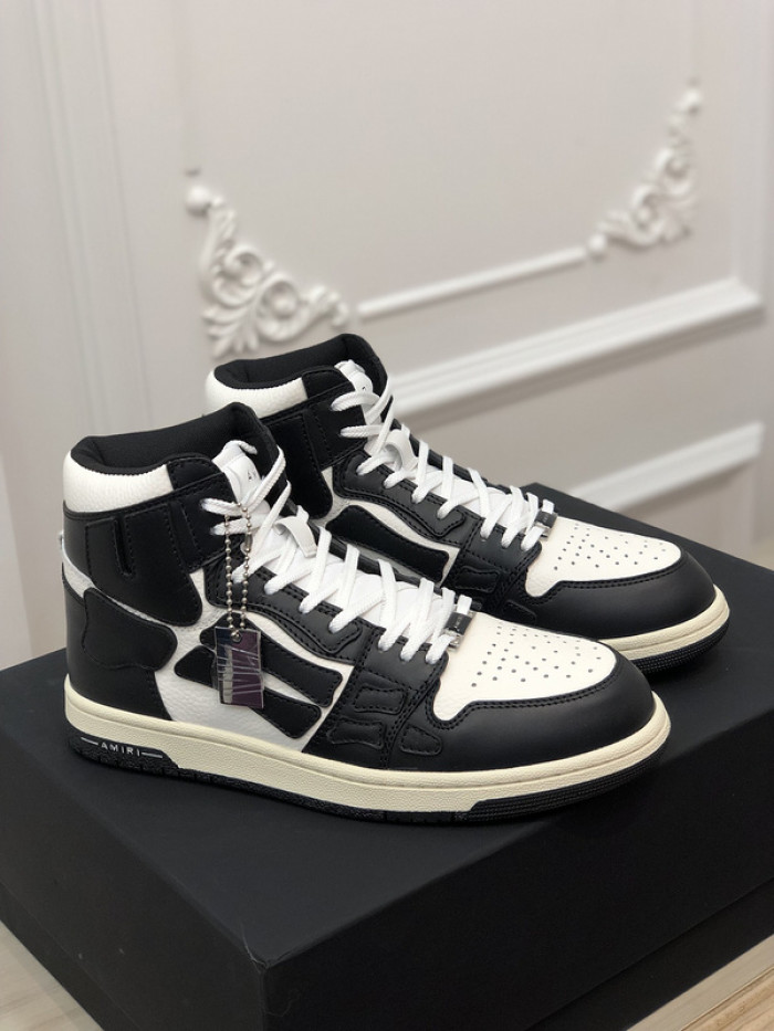 amiri* skel leather sneakers