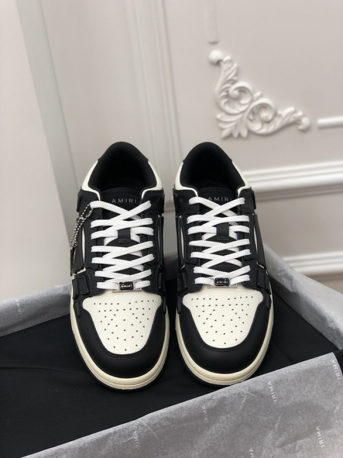 amiri* skel leather sneakers