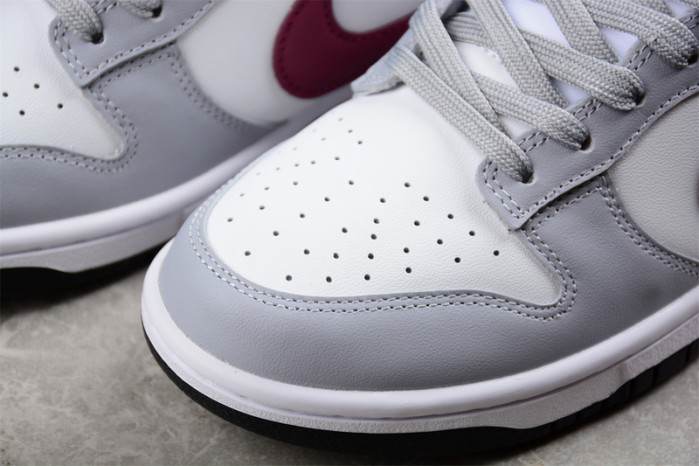 nike dunk low "grey/white/red" dd1503-122