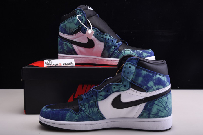 air jordan 1 retro high og wmns "tie-dye" cd0461-100