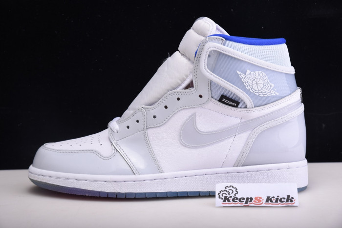 Air Jordan 1 Zoom White Racer Blue CK6637-104