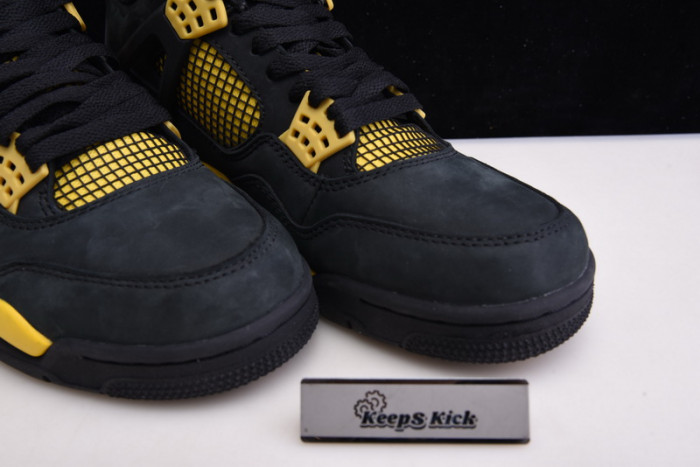 air jordan 4 retro thunder 308497-008 （box updated)
