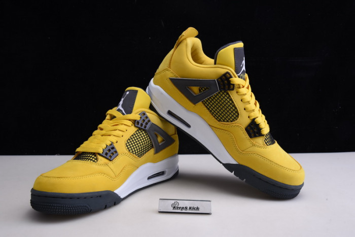 nike air jordan 4 retro lightning 314254-702