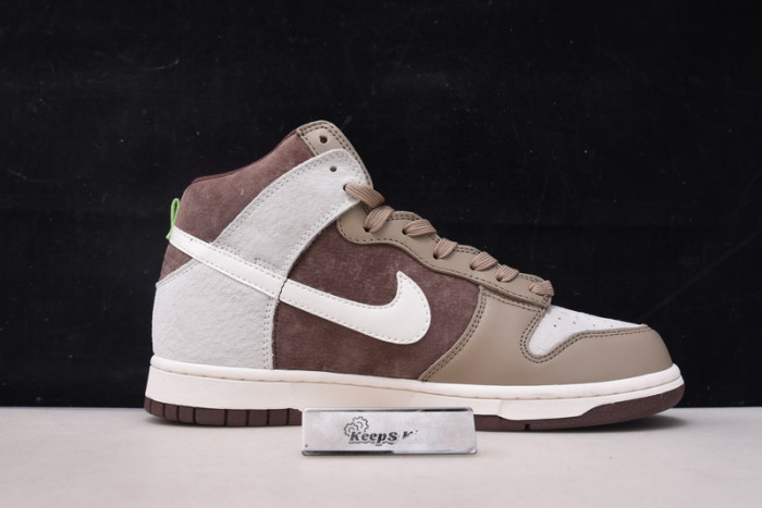 nike dunk high light chocolate dh5348-100